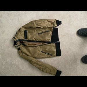 Medium Gold Guess Bomber Jacket